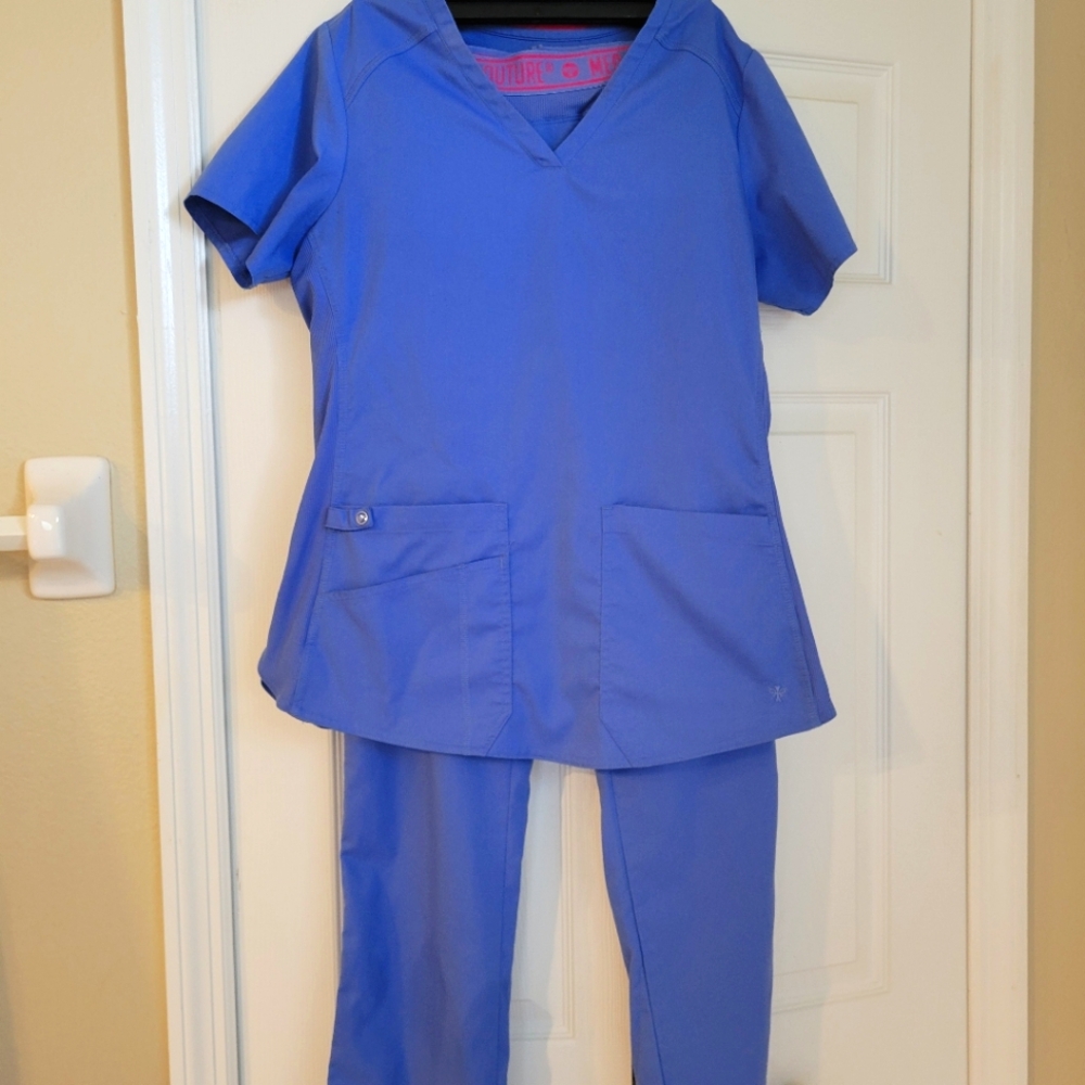 Med Couture scrub set top and bottoms